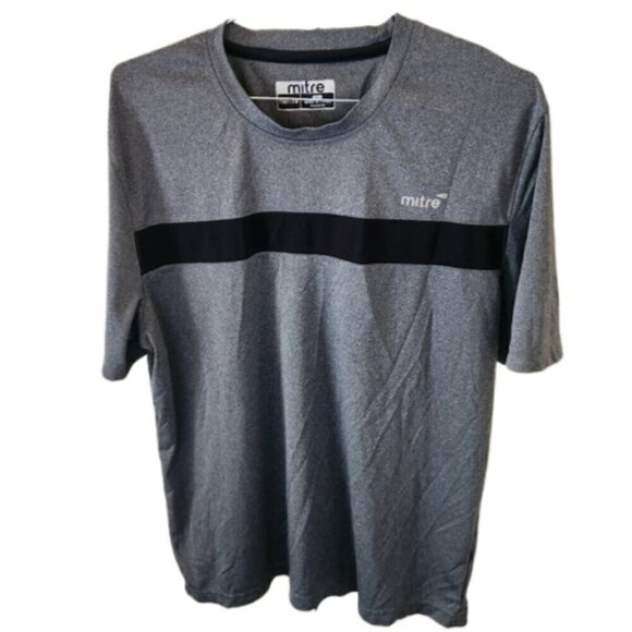 Mitre  Pro Flow Active Wear Gray T-Shirt - Picture 1 of 4